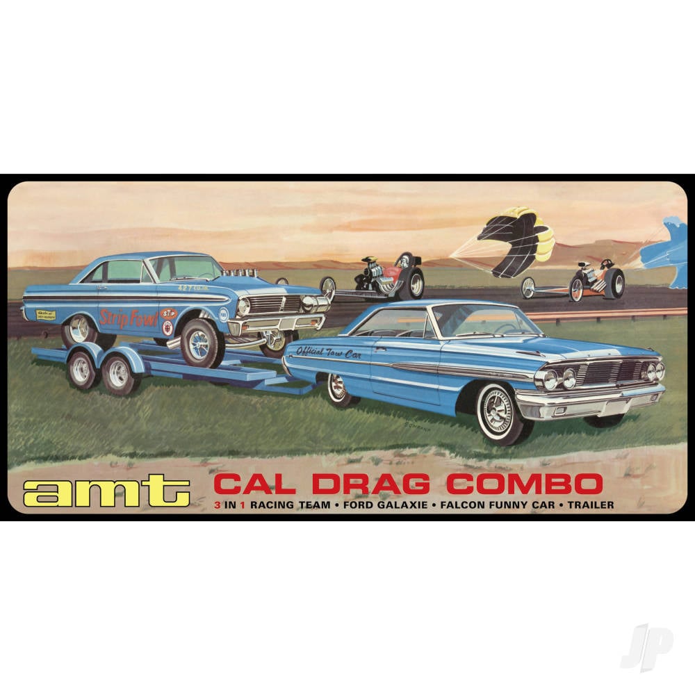 Cal Drag Combo 1964 Galaxie, AWB Falcon & Trailer-2