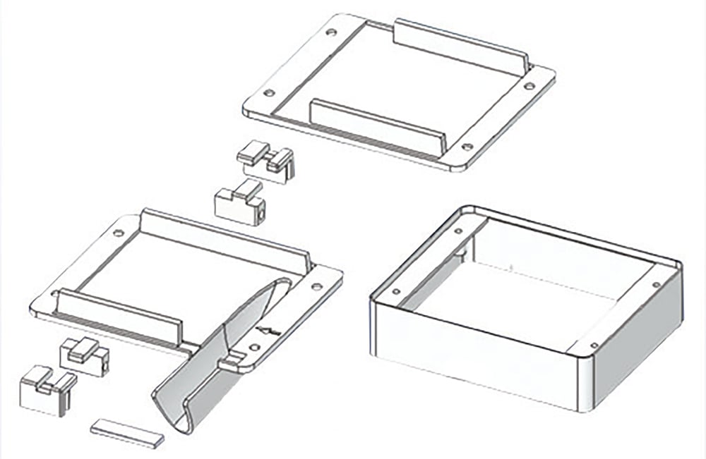 Wing Servo Mount Universal (1 Pair) 85078