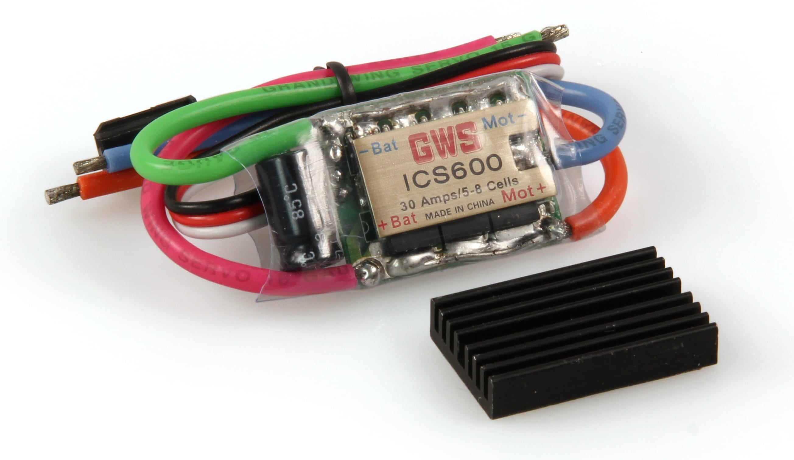 ICS-600 Speed Controller (30A) 5-8 Cells BEC