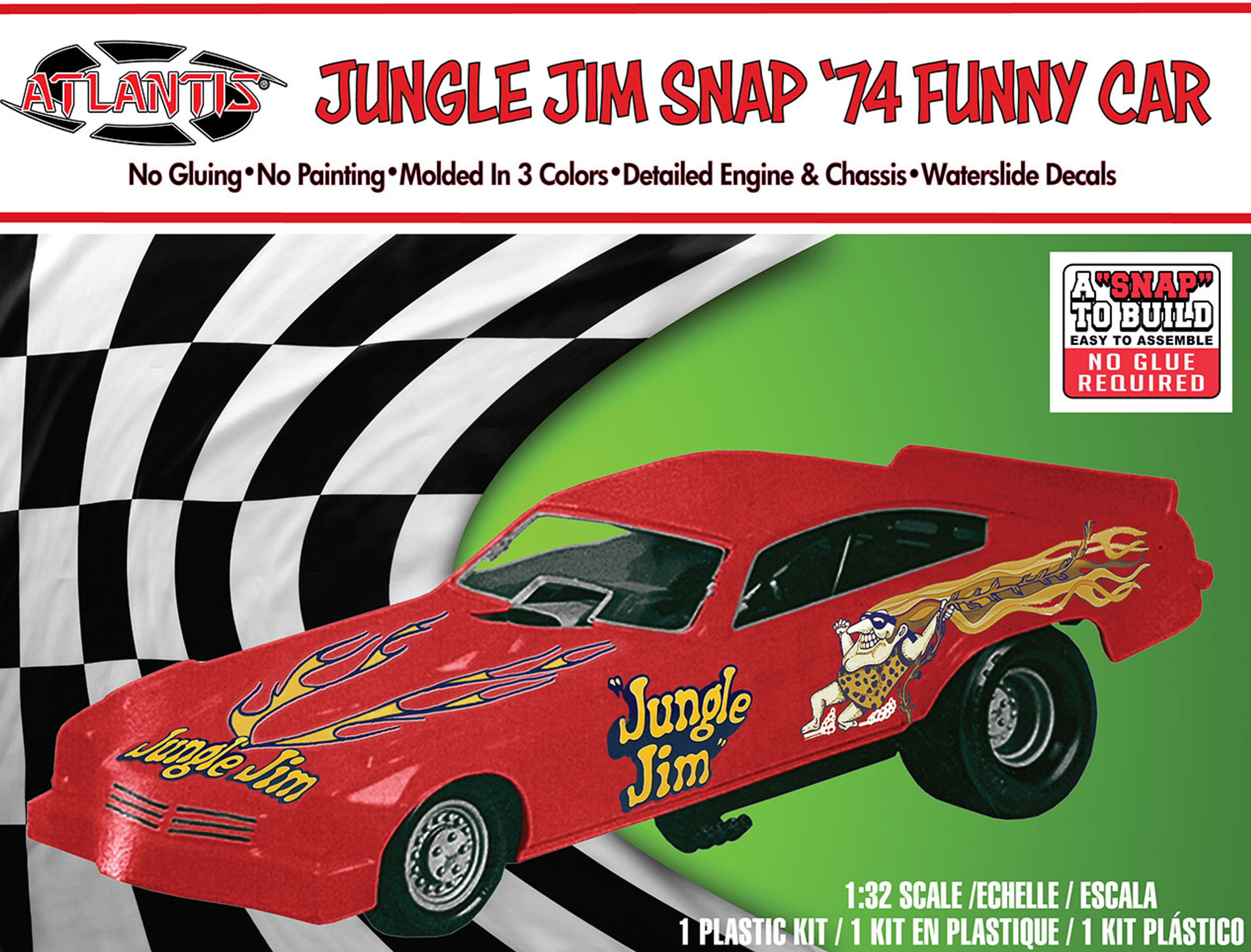 1:32 Snap Jungle Jim Vega Funny Car