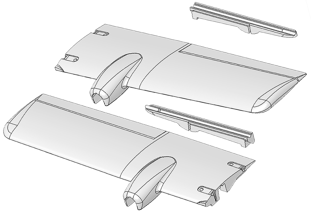 Wing Panels Twinstar II 224172