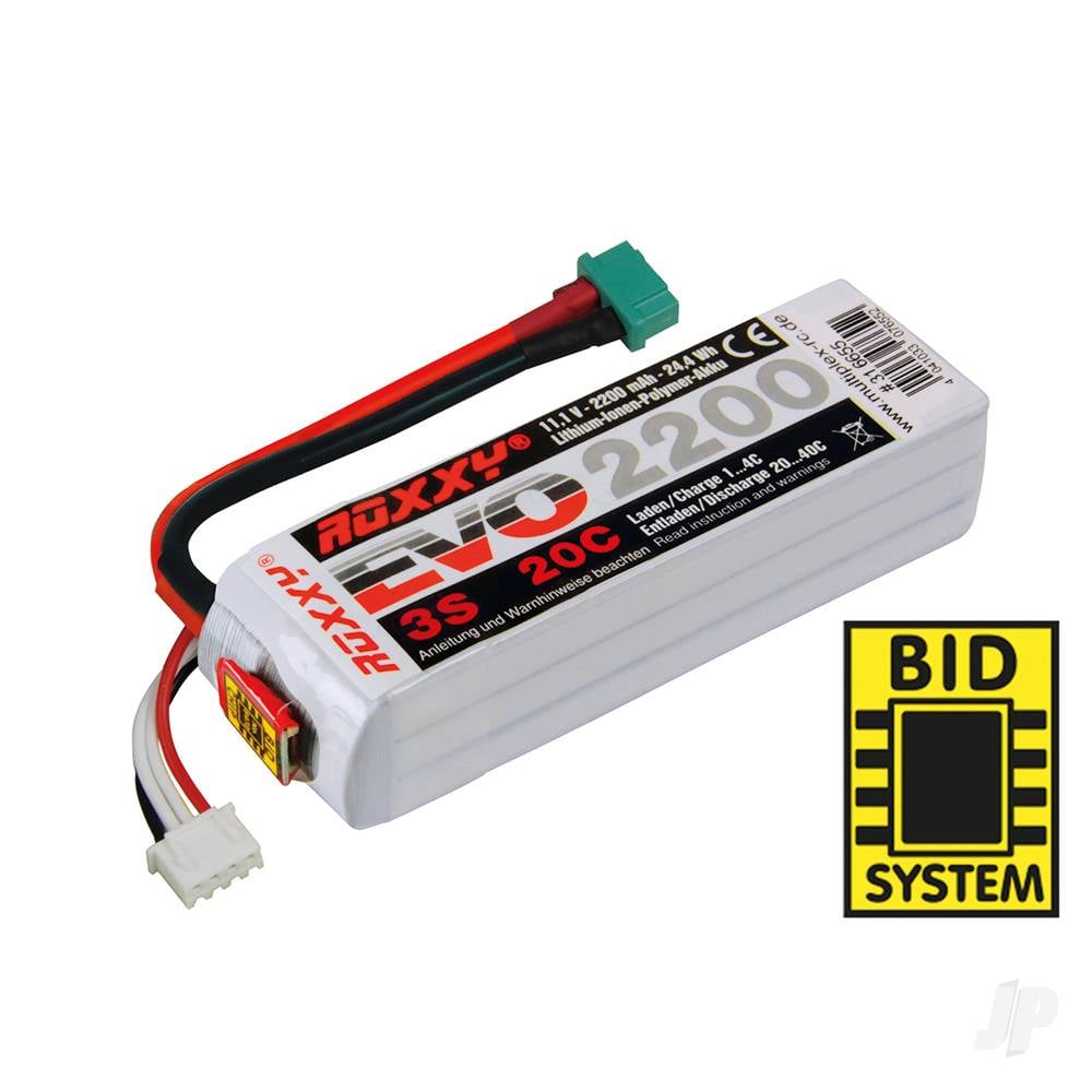 ROXXY EVO LiPo 2200mAh 11.1V BID Chip 20C (316655)