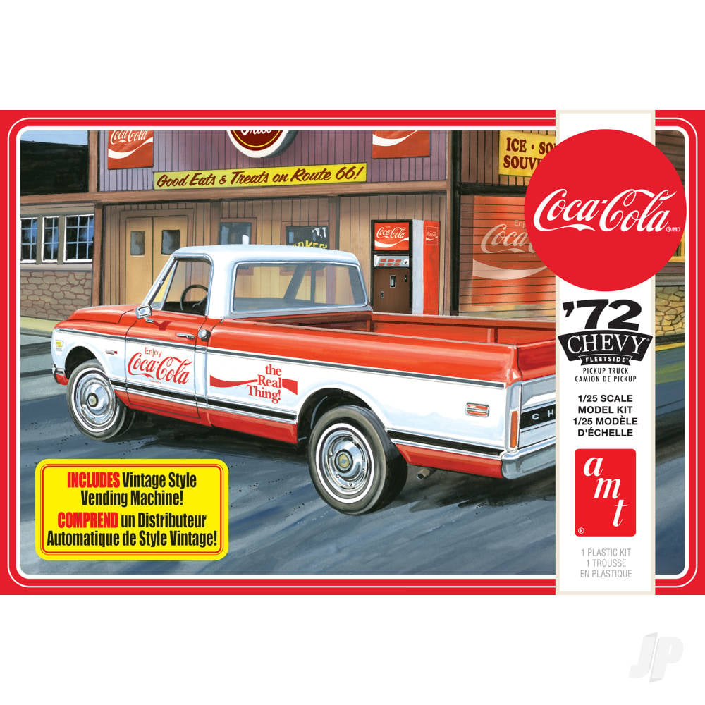 1972 Chevy Pickup w/Vending Machine & Crates (Coca-Cola) 2T