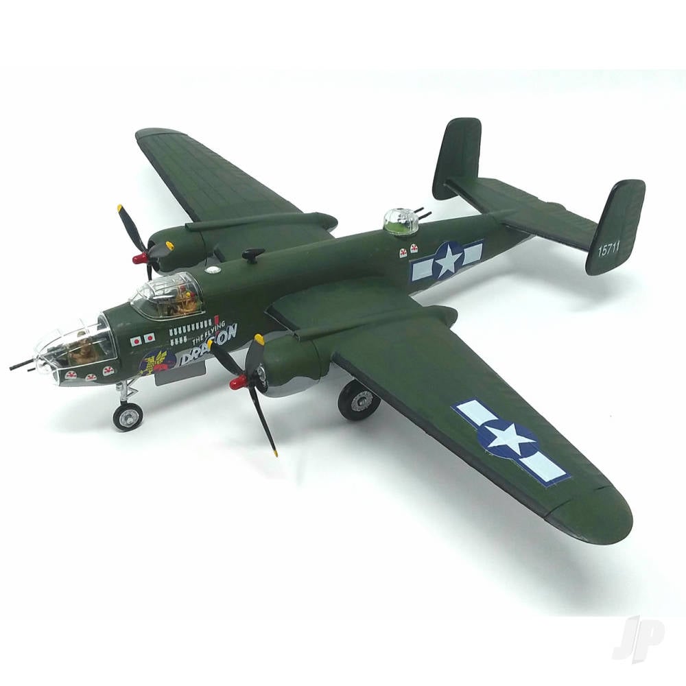 1:64 B-25 Flying Dragon with Swivel Stand-2