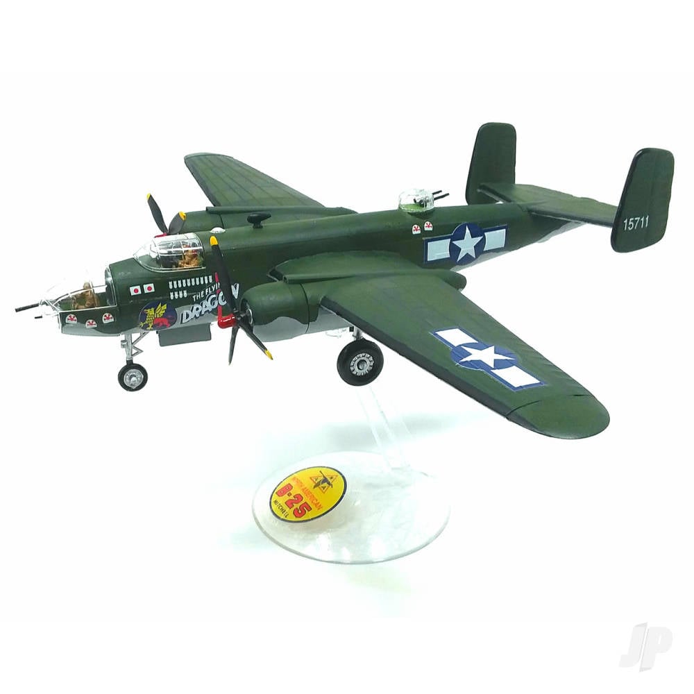 1:64 B-25 Flying Dragon with Swivel Stand-4