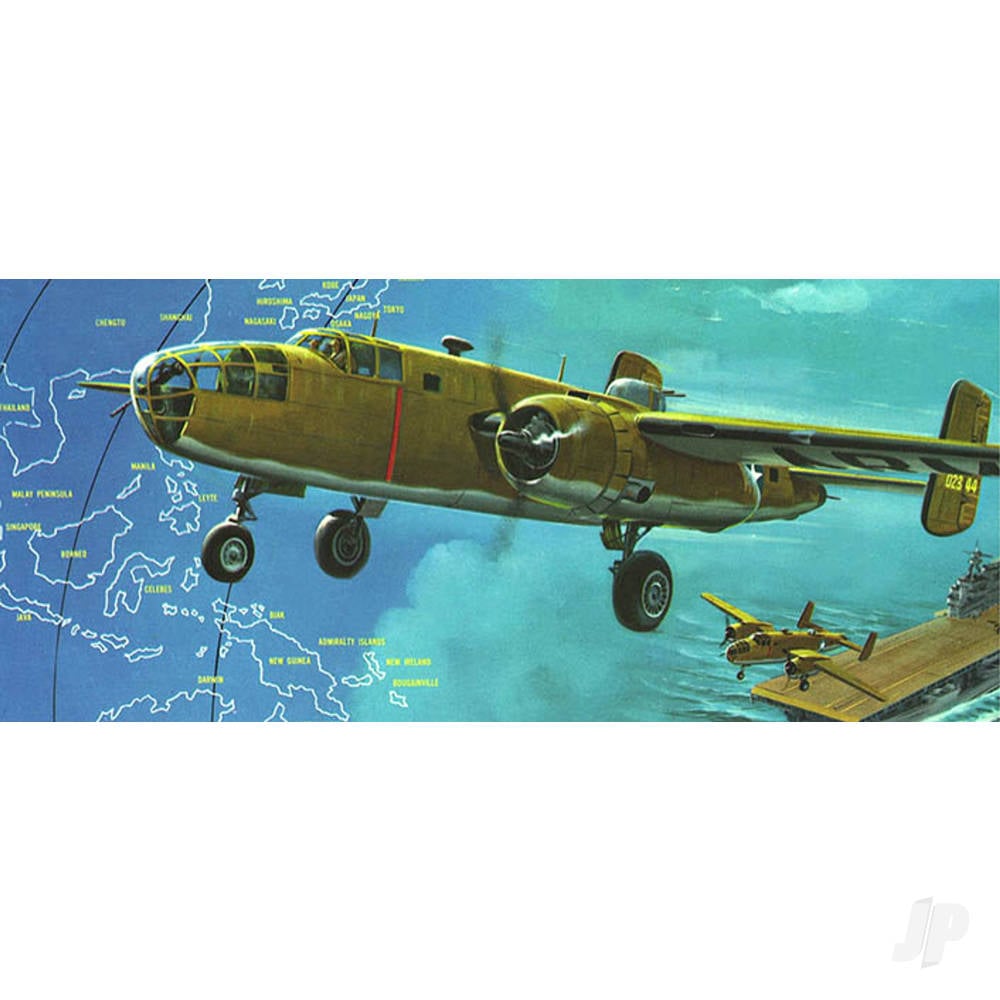 1:64 B-25 Flying Dragon with Swivel Stand-5