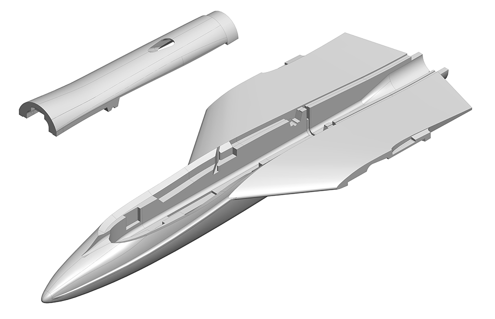 Fuselage with turtle deck FunJetUltra 2