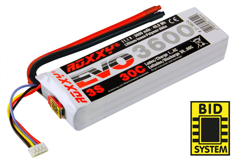 LiPo ROXXY Evo 3-3600 30C