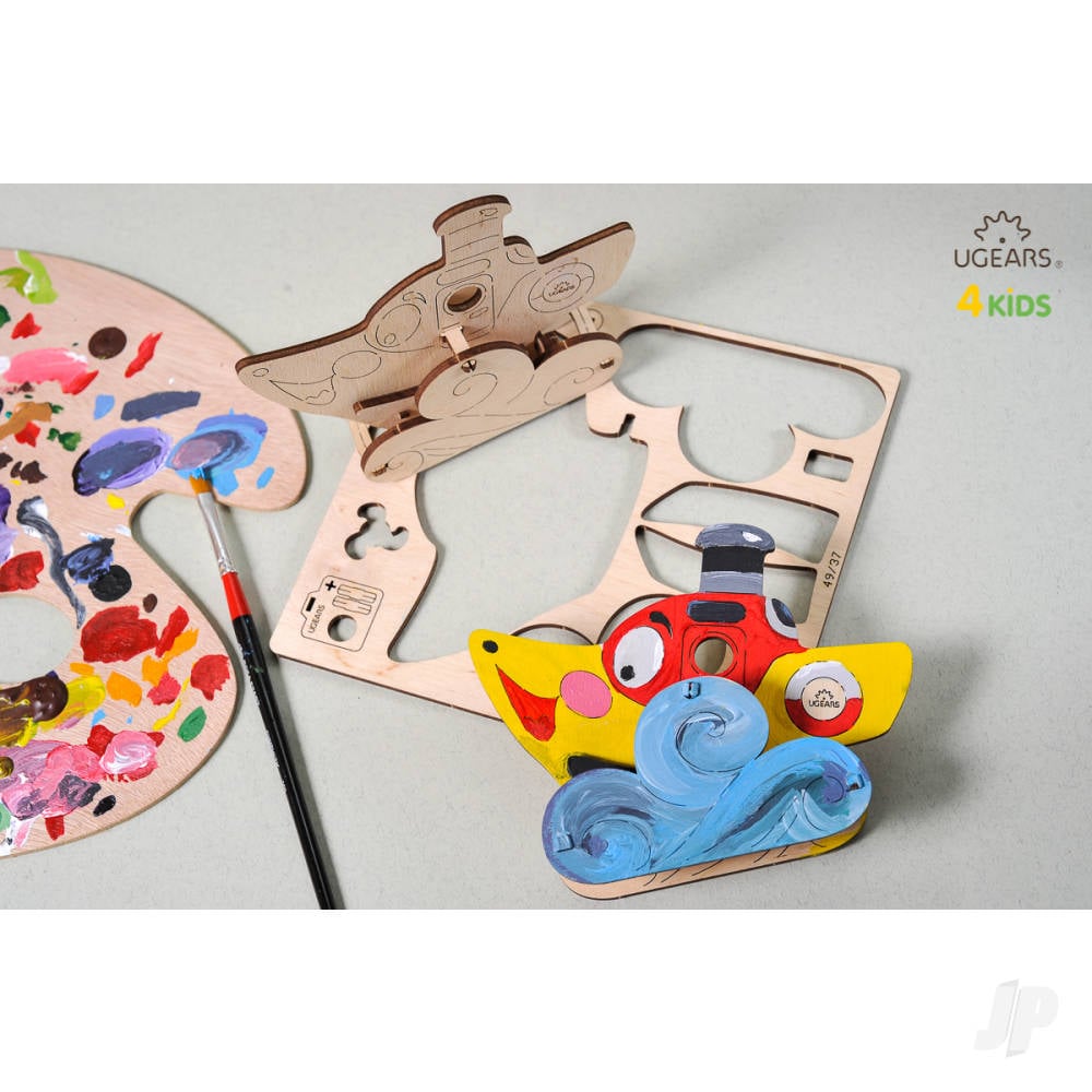 3D Colouring Model Steamboat-4