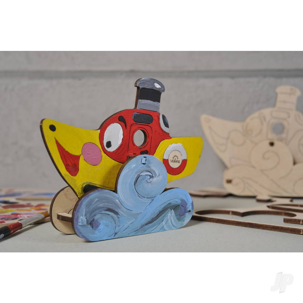 3D Colouring Model Steamboat-5