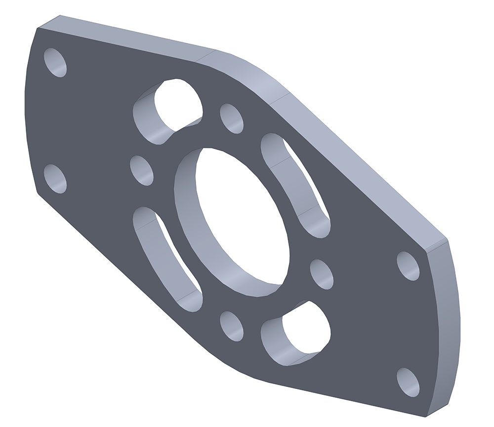 Aluminium motormount FunRacer