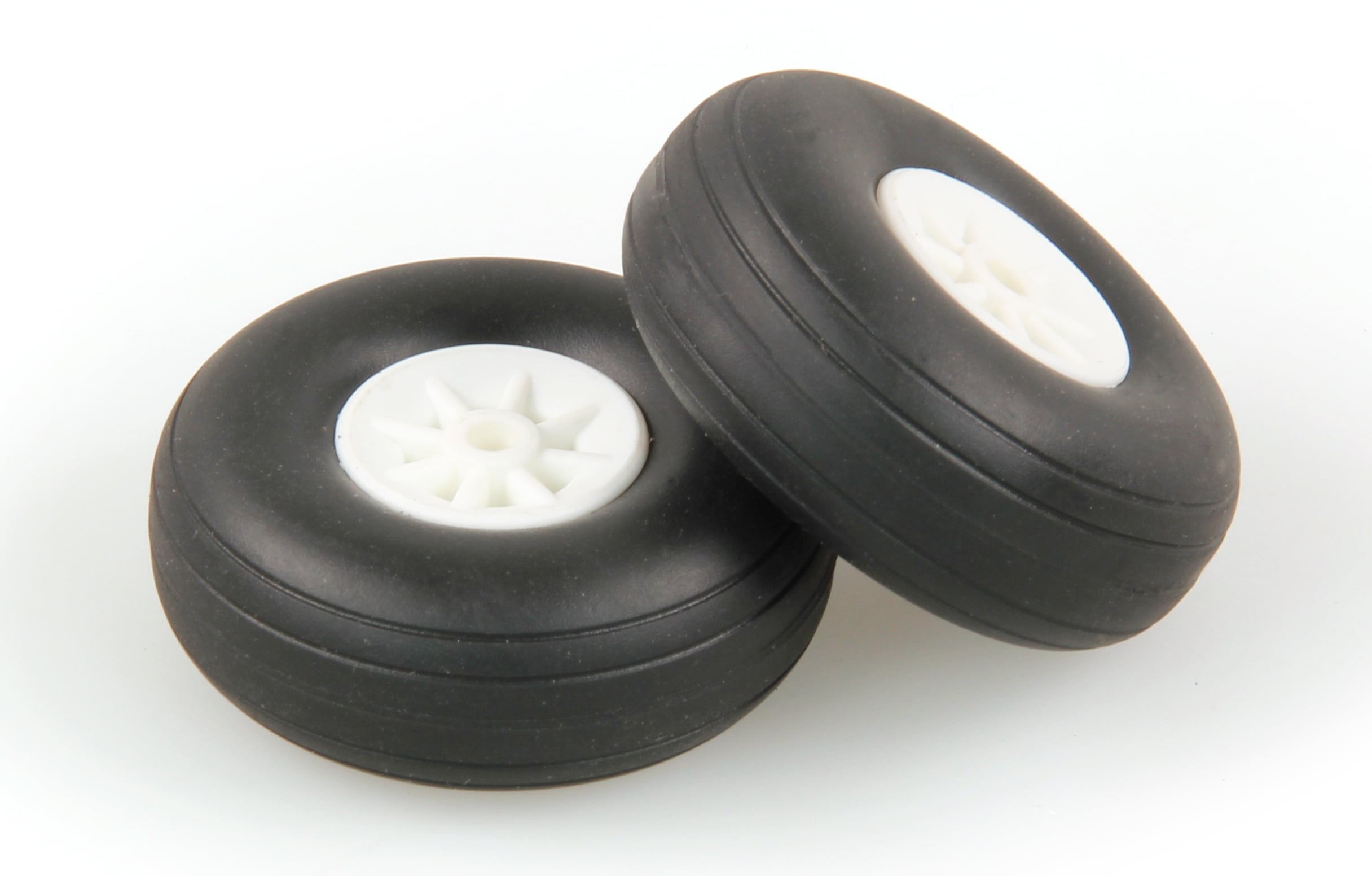 1.3/4in - (44mm) White Wheels (2 pcs)