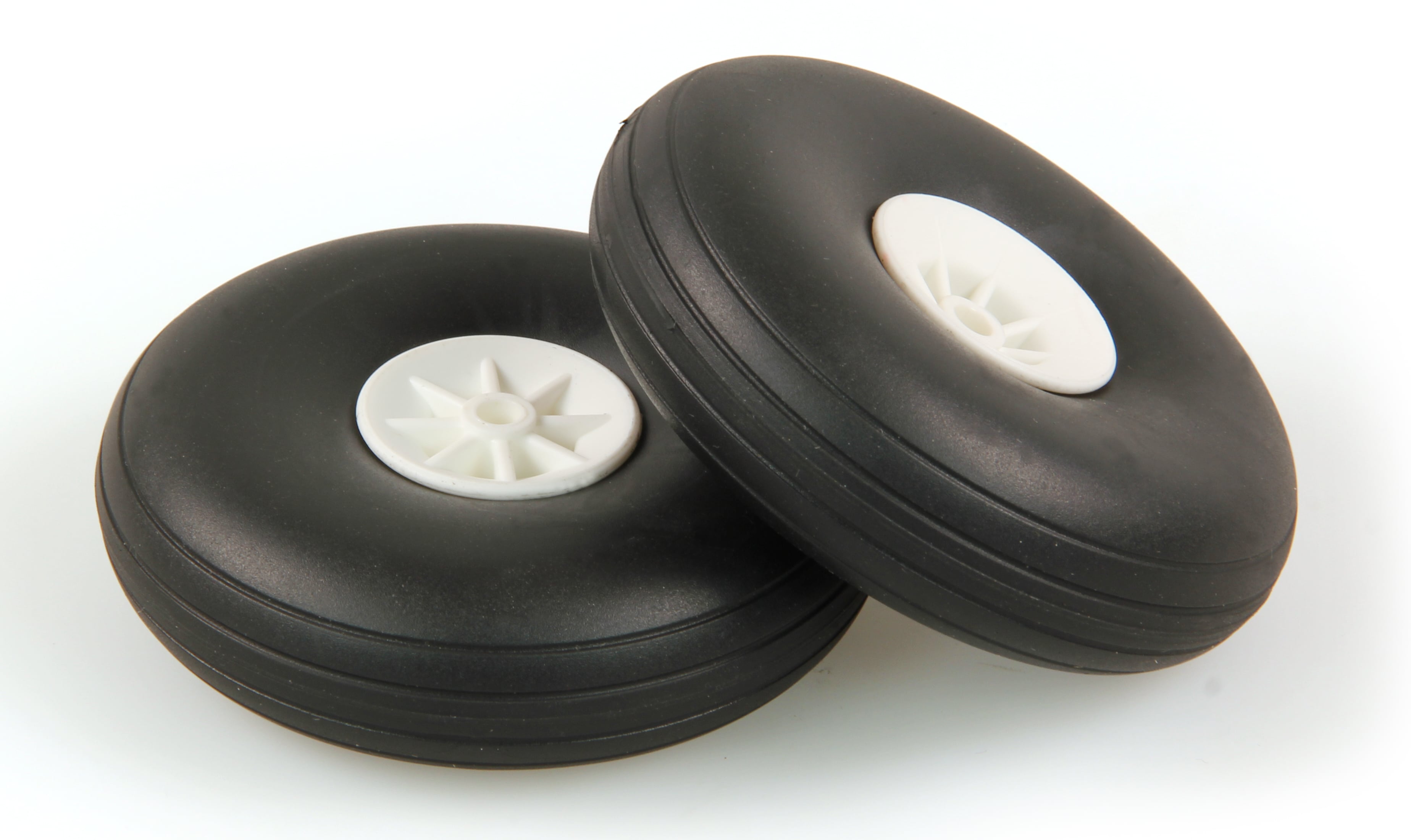 3.0in - (75mm) White Wheels (2 pcs)