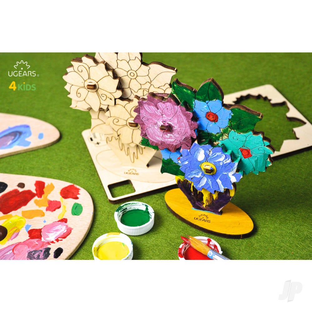 3D Colouring Model Bouquet-3