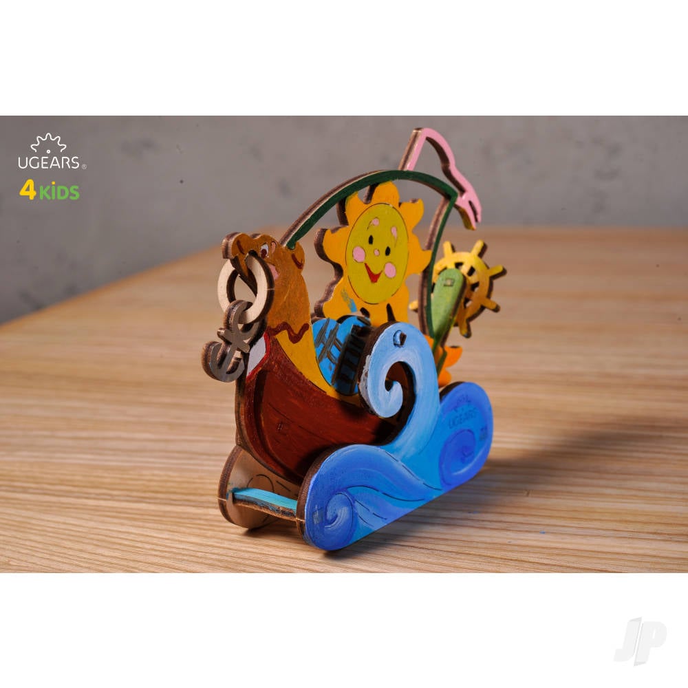3D Colouring Model Sailboat-3