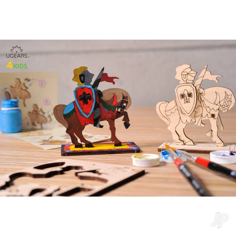 3D Colouring Model Knight-2