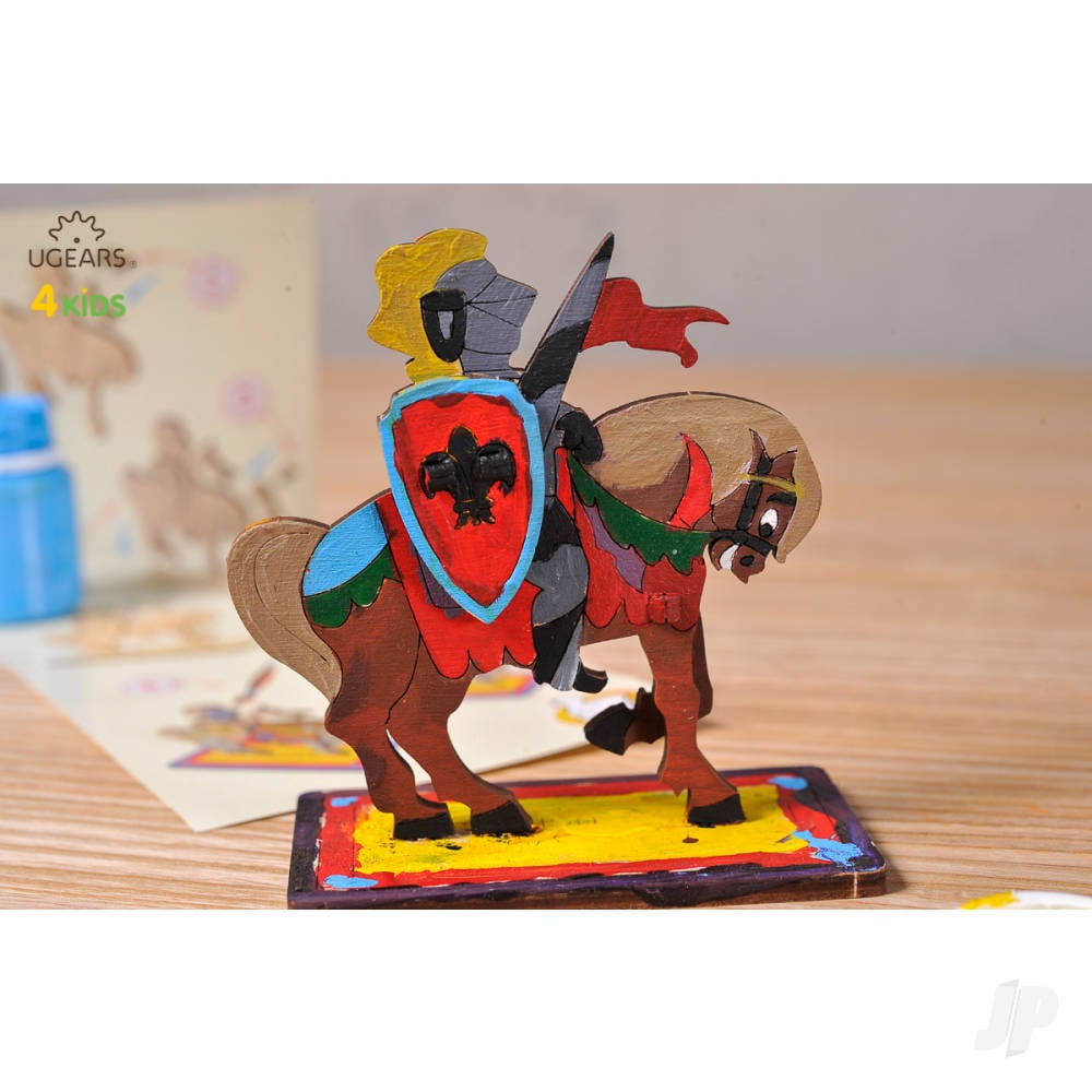 3D Colouring Model Knight-5