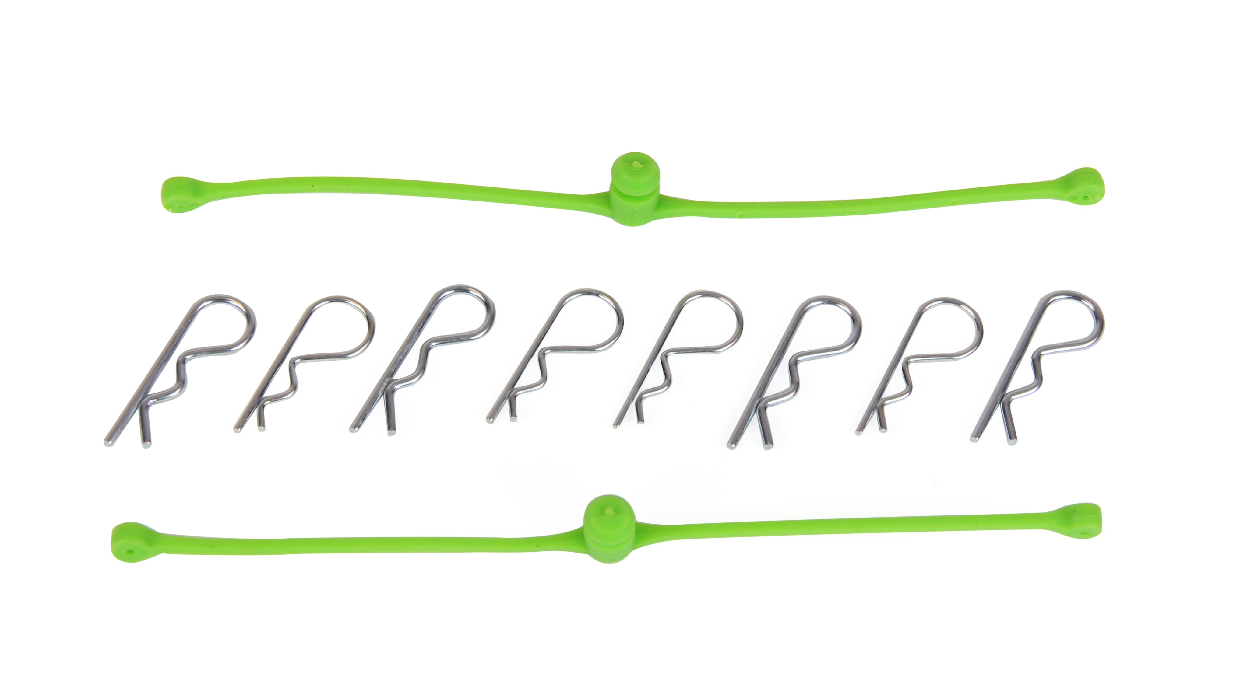 Body Klip Retainers (Lime Green) (2 pc per package)