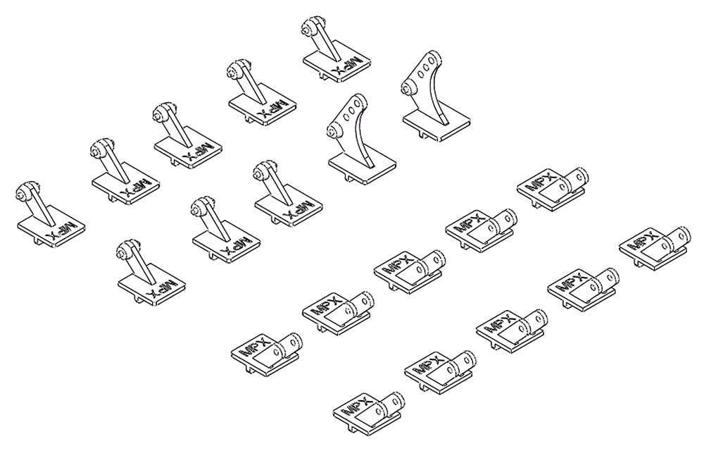 FunCub XL offset hinge Set