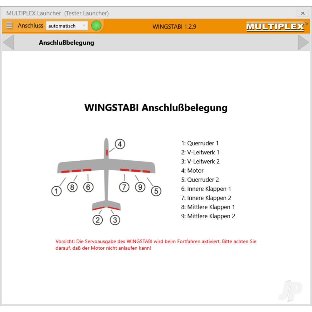 WINGSTABI 16-channel 3-axis Gyro, 35A battery backer (55015)-8