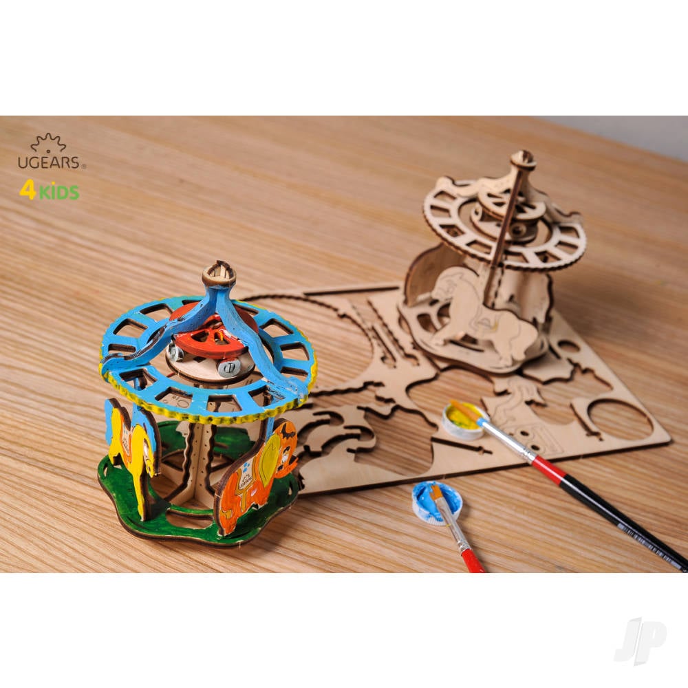 3D Colouring Model Merry-go-round-3