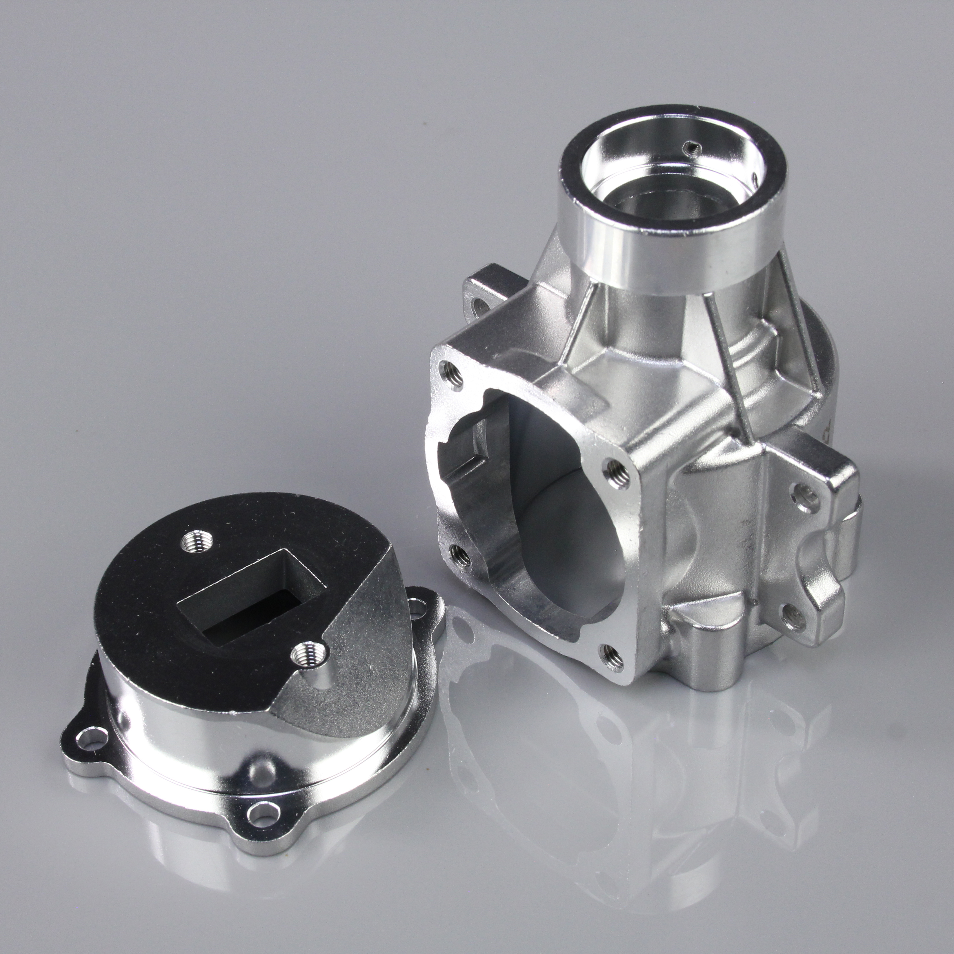 Crankcase Lower and Backplate (fits 26cc SE)