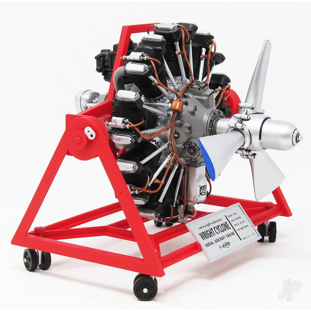 1:12 Wright Cyclone 9 Radial Engine STEM-3
