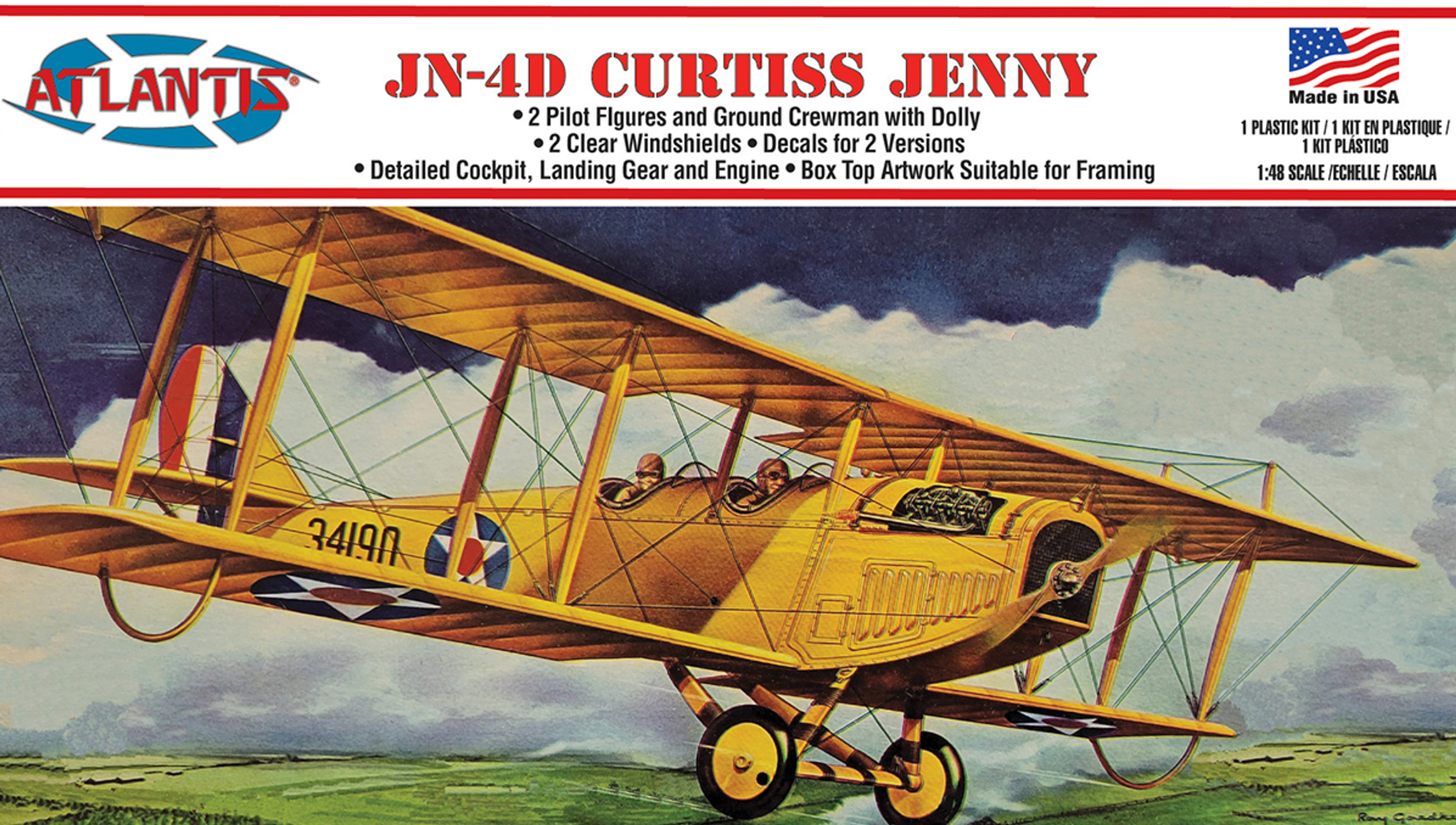 1:48 Curtiss Jenny JN-4 Airplane