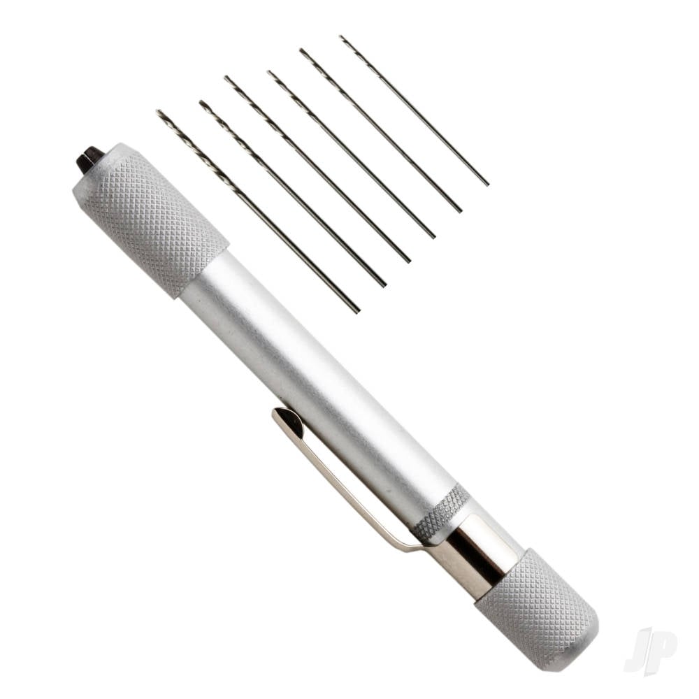Deluxe Pin Vise with 6 Assorted Drills (Carded)-2