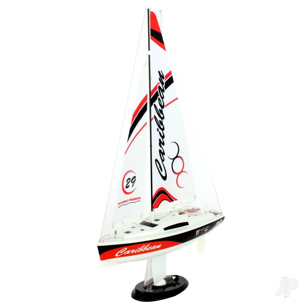 Caribbean Yacht 2.4GHz RTR, Red-2