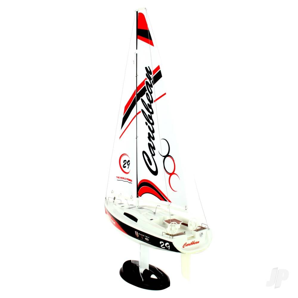 Caribbean Yacht 2.4GHz RTR, Red-3