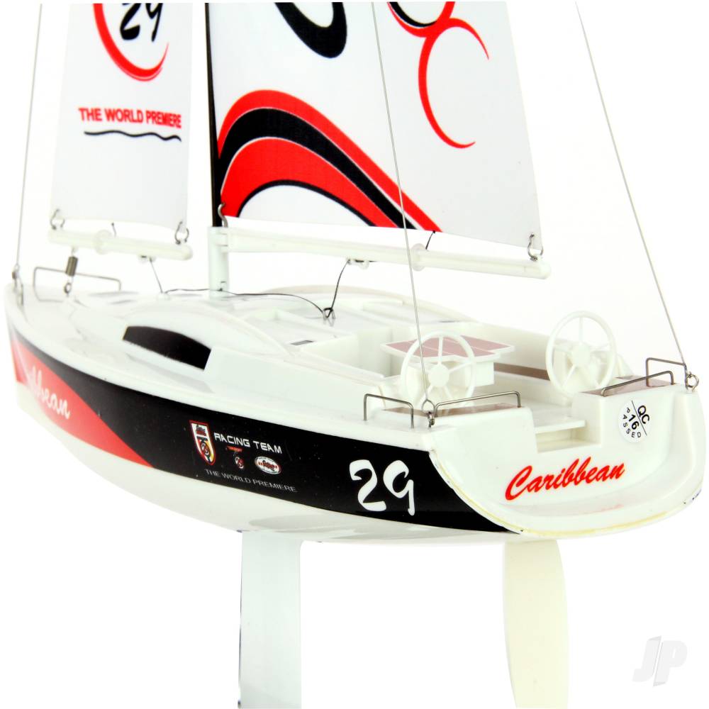 Caribbean Yacht 2.4GHz RTR, Red-4