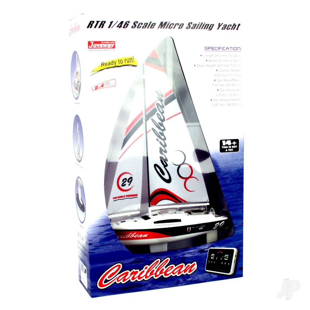 Caribbean Yacht 2.4GHz RTR, Red-6