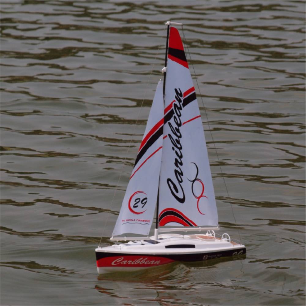Caribbean Yacht 2.4GHz RTR, Red-9