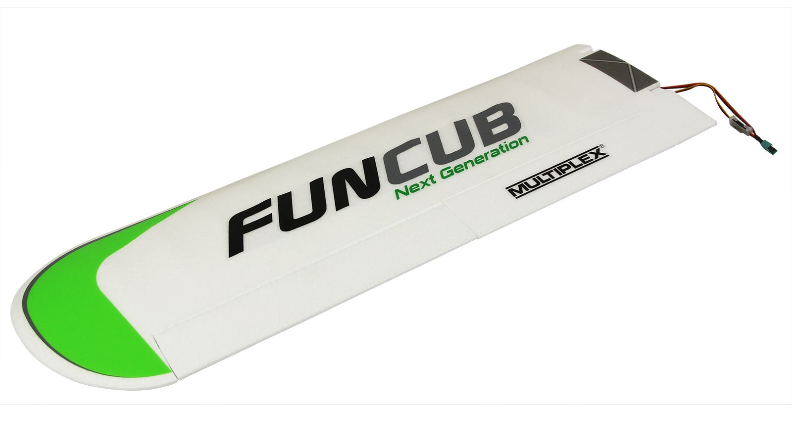 RR FunCub NG Left Wing (with RC and Green Decal)