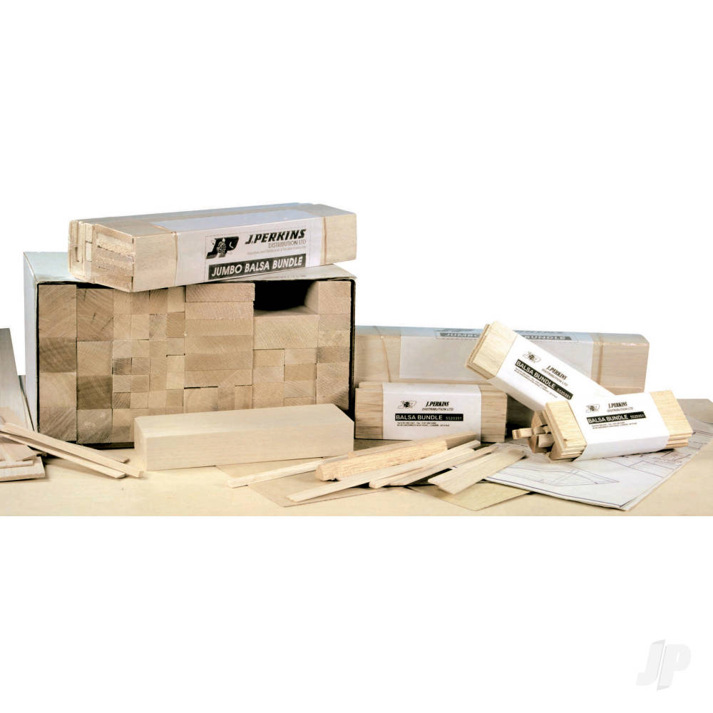 12in Balsa Block Pack 300mm