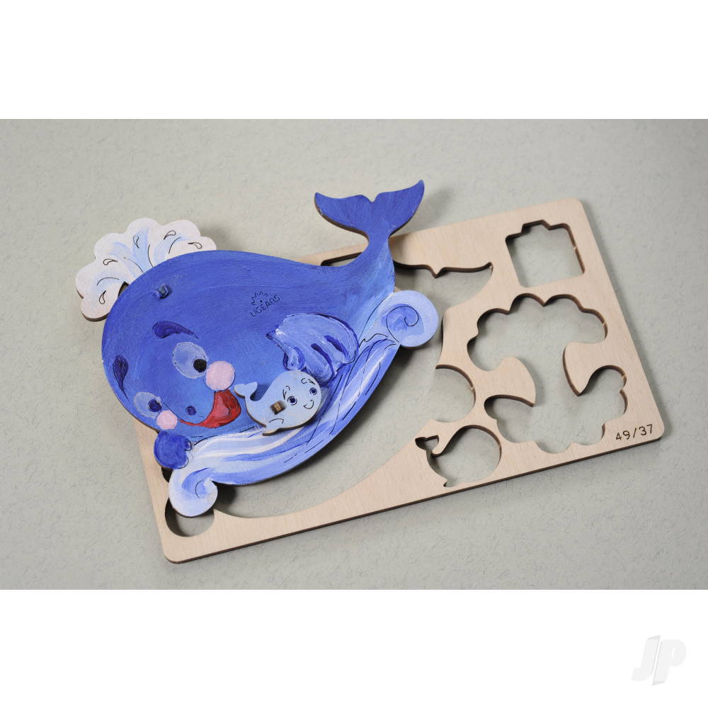 3D Colouring Model Whale-2