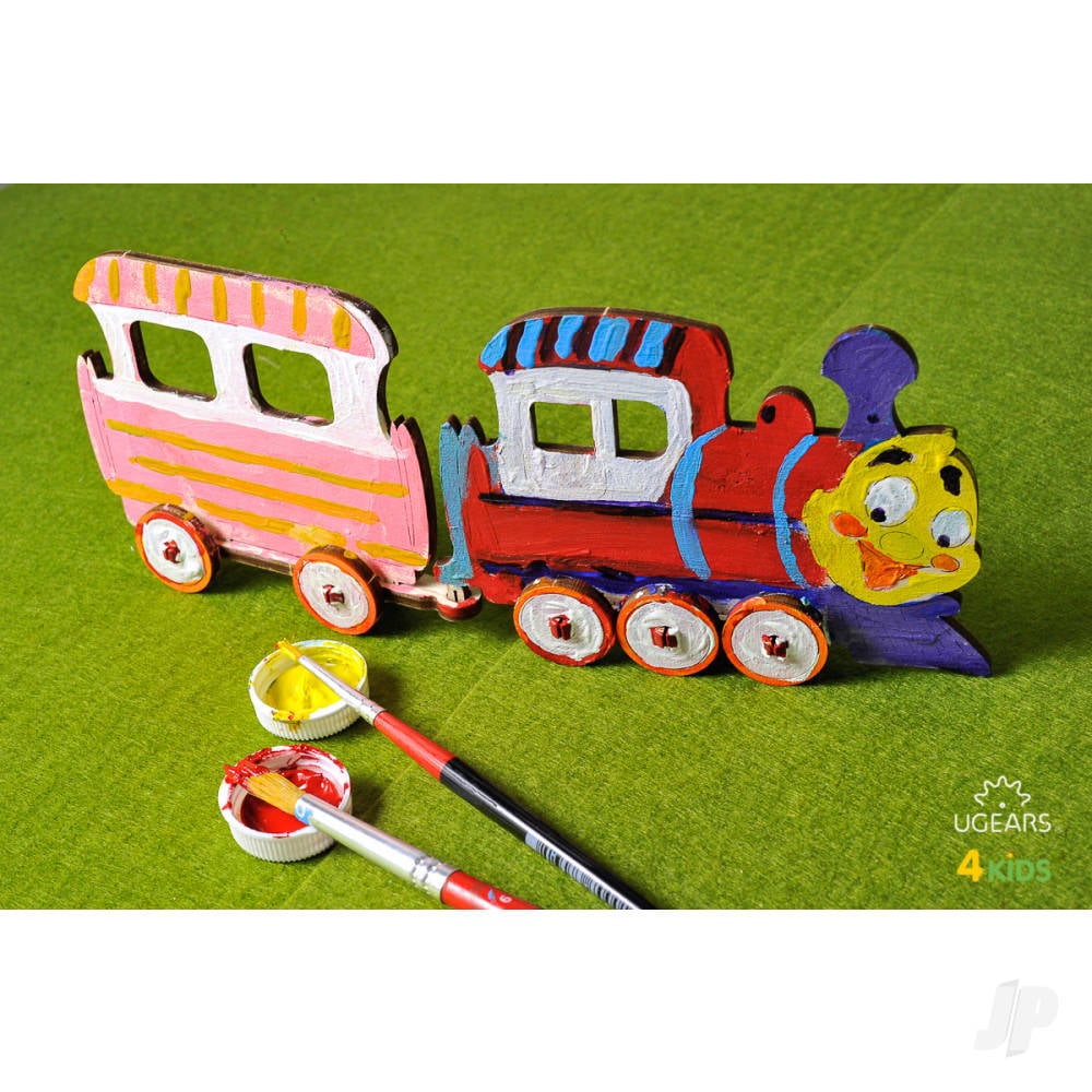 3D Colouring Model Locomotive-3