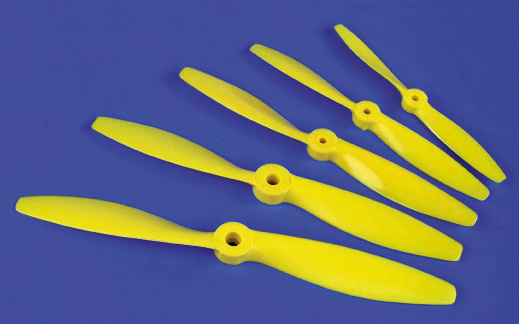 9x4 Nylon Propeller Yellow