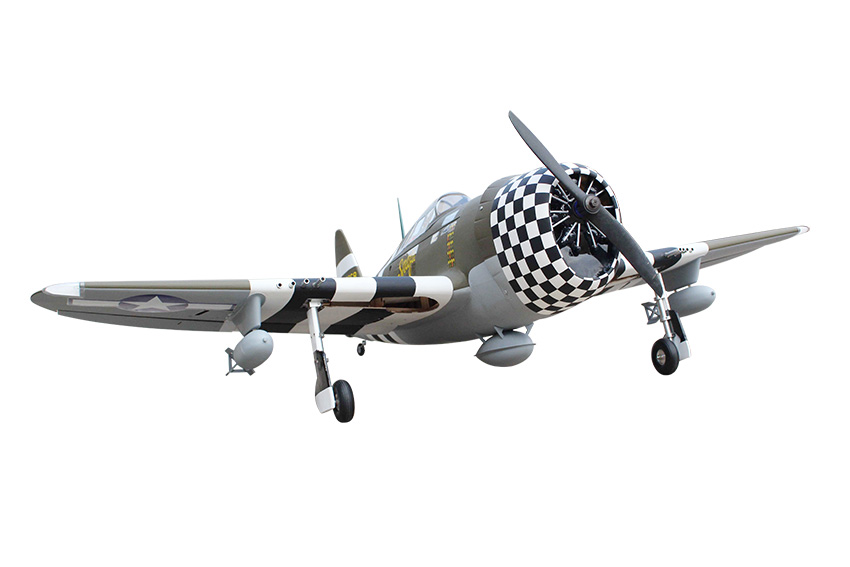 P-47G Thunderbolt Snafu (20cc) 1.6m (63in) with 84° Electric Retracts-7