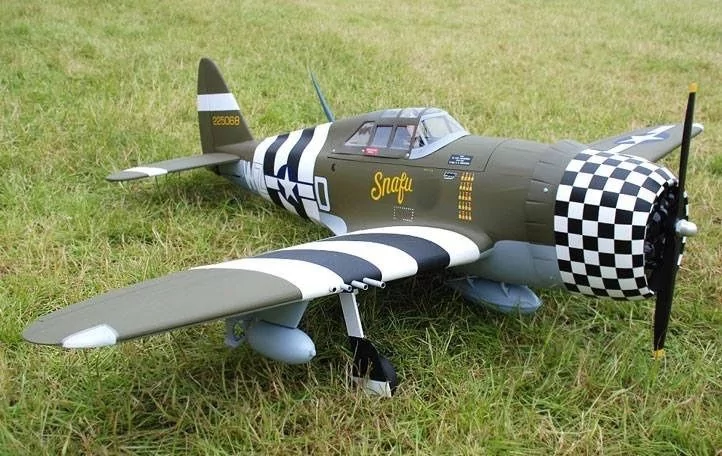 P-47G Thunderbolt Snafu (20cc) 1.6m (63in) with 84° Electric Retracts-10