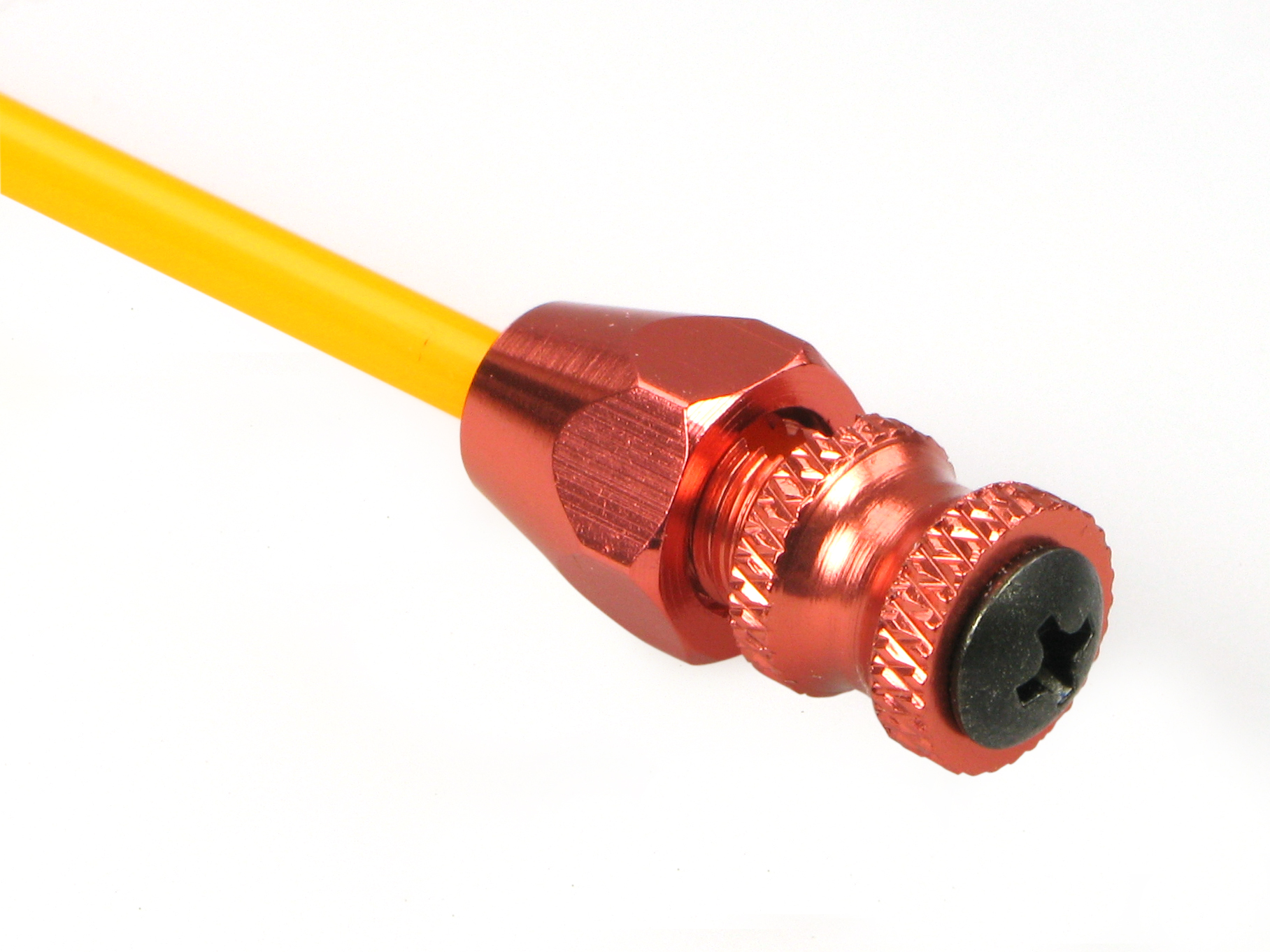 Antenna Pipe With Orange Metal Anodised Base