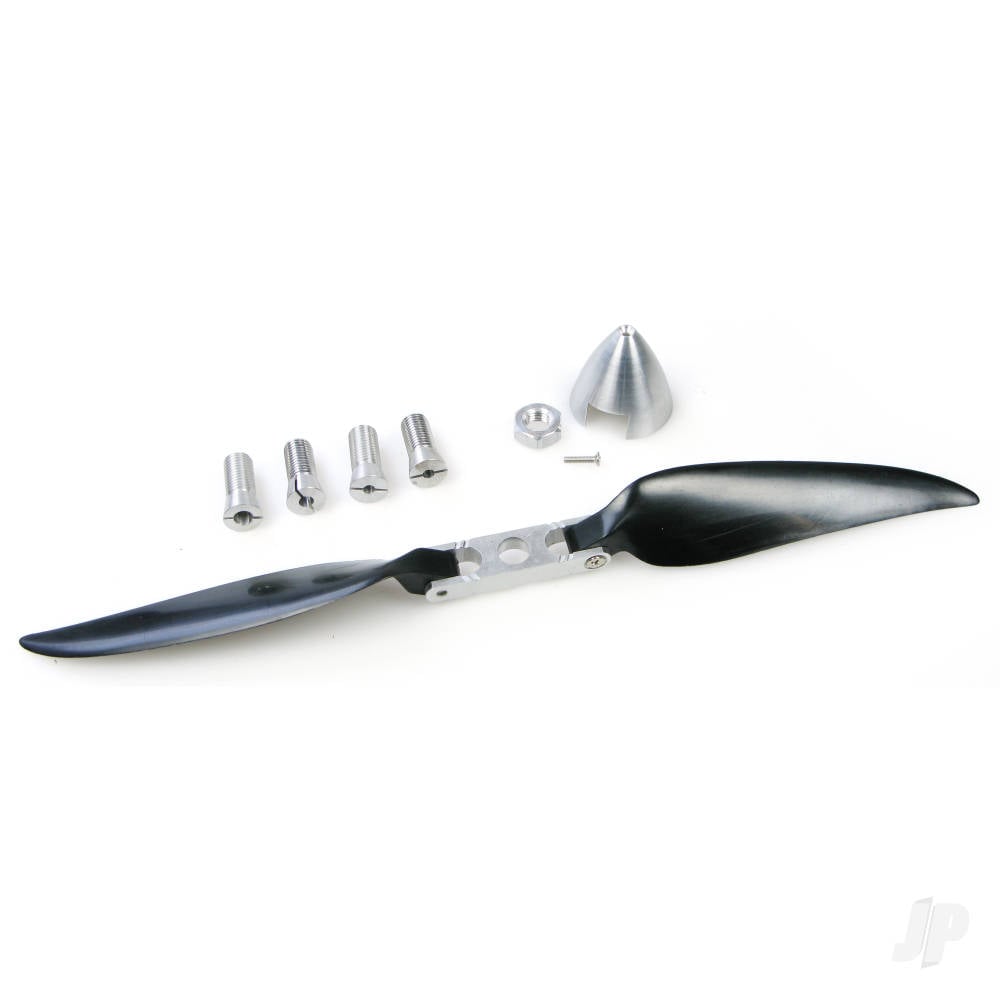 10x8 Folding Propeller With 30mm CNC Aluminium Spinner-2