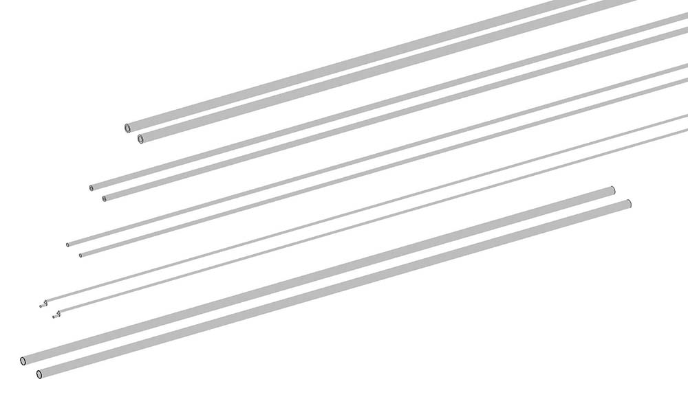 Tube and wireset EasyGlider 4