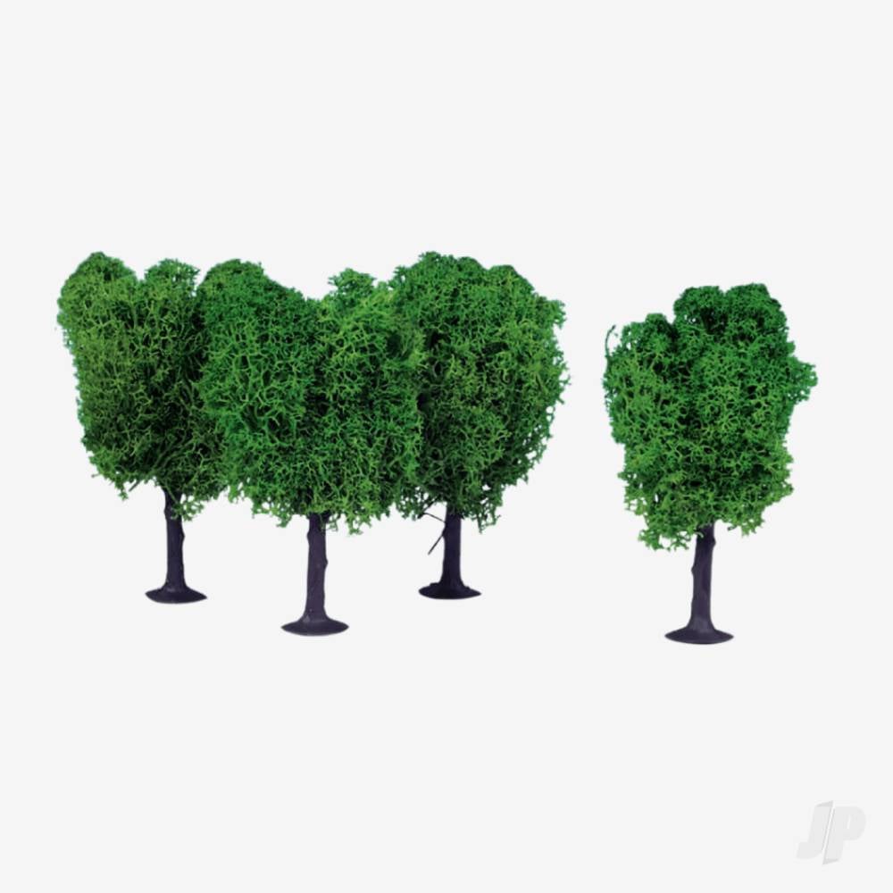 1020 3 Lichen Elm Trees 12cm (Light Green)