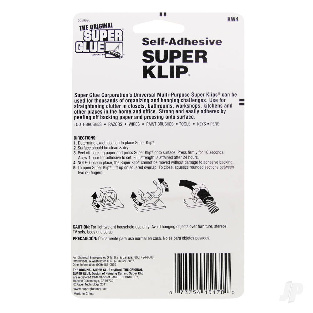 Self Adhesive Super Klip (4 pcs)-2
