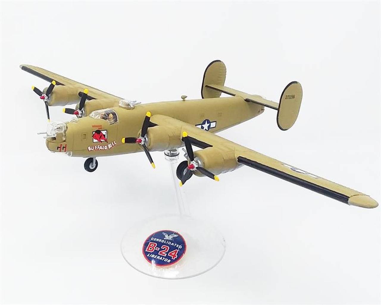 1:92 B-24J Bomber Buffalo Bill with Swivel Stand-4