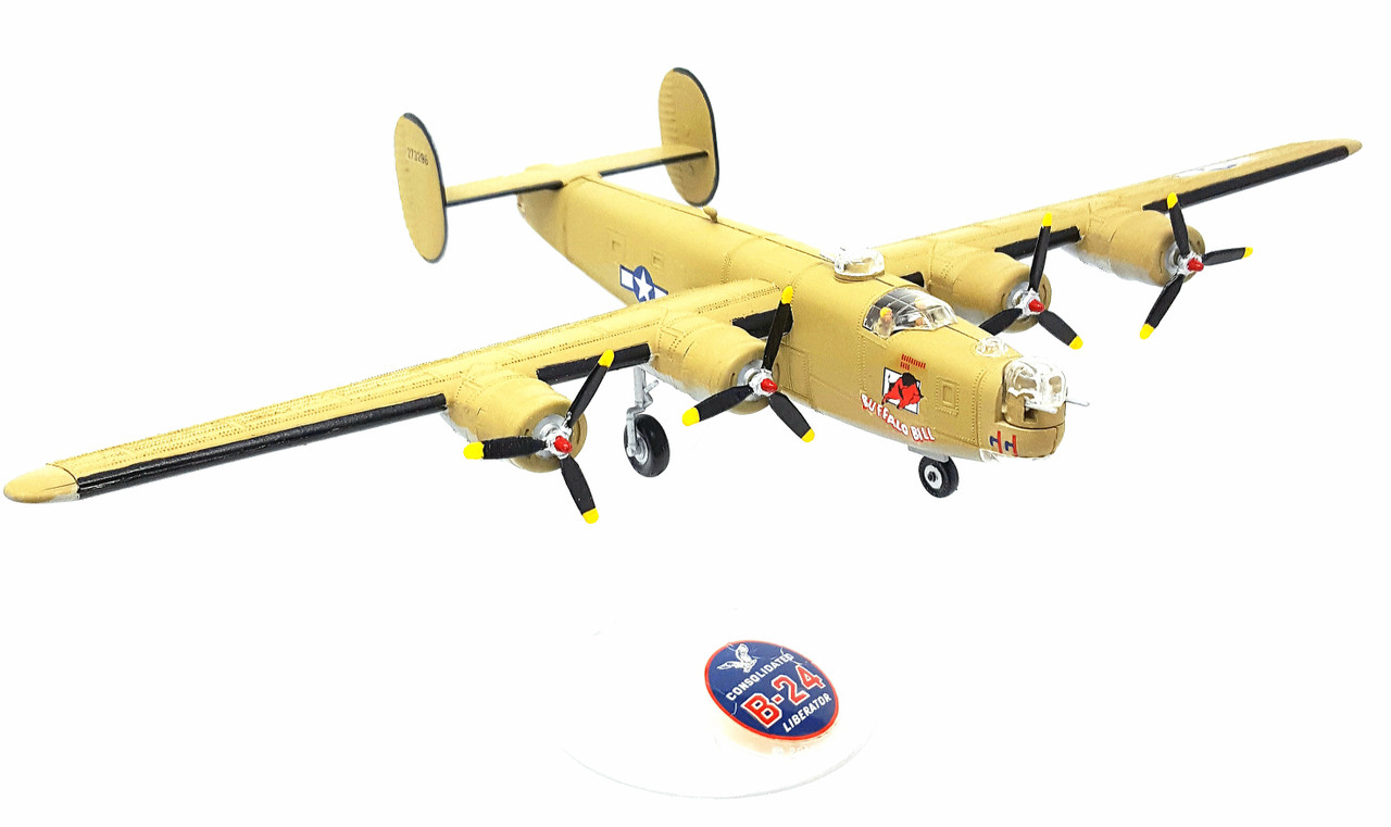 1:92 B-24J Bomber Buffalo Bill with Swivel Stand-5