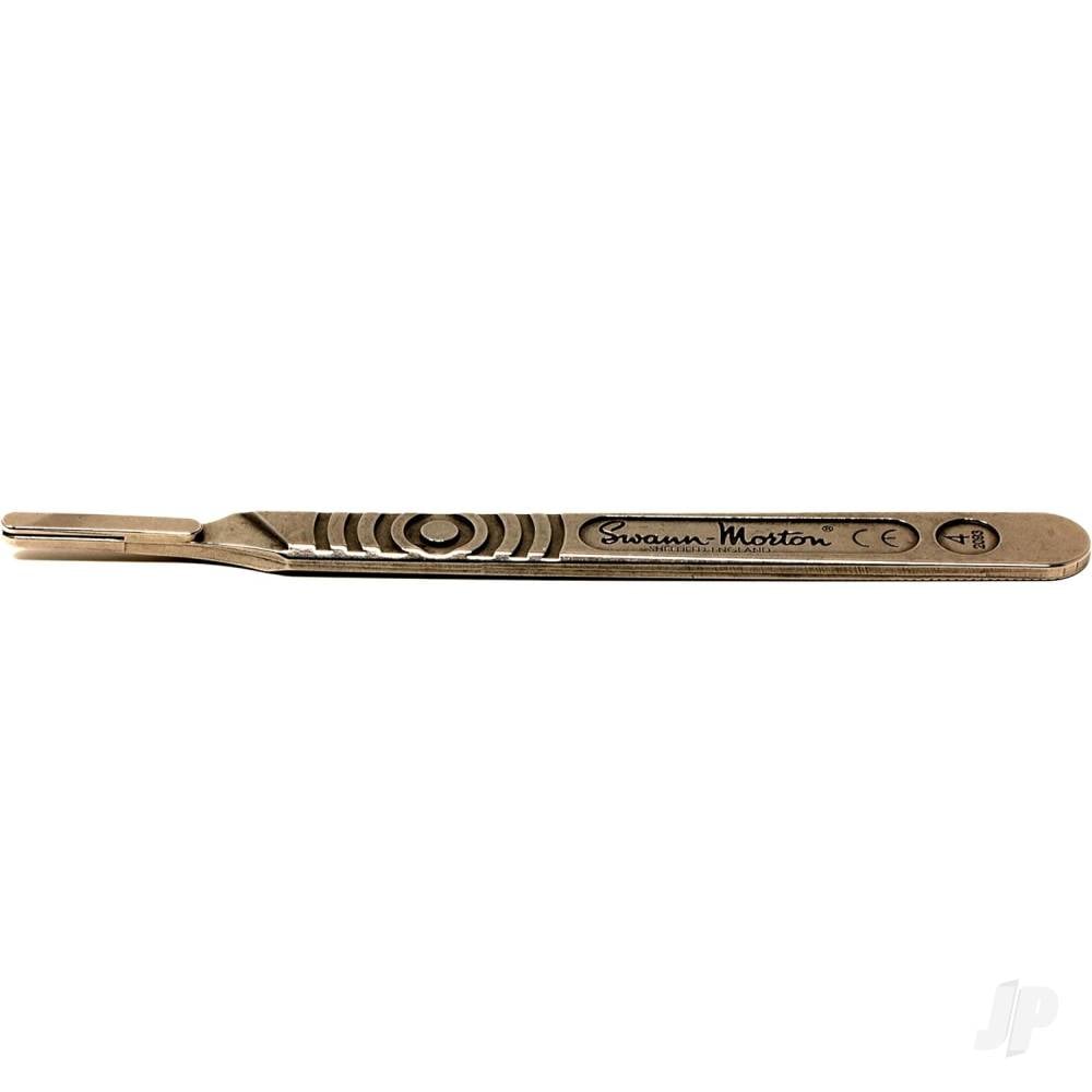 Surgical Knife Handle No 4 Metal Swann Morton-3