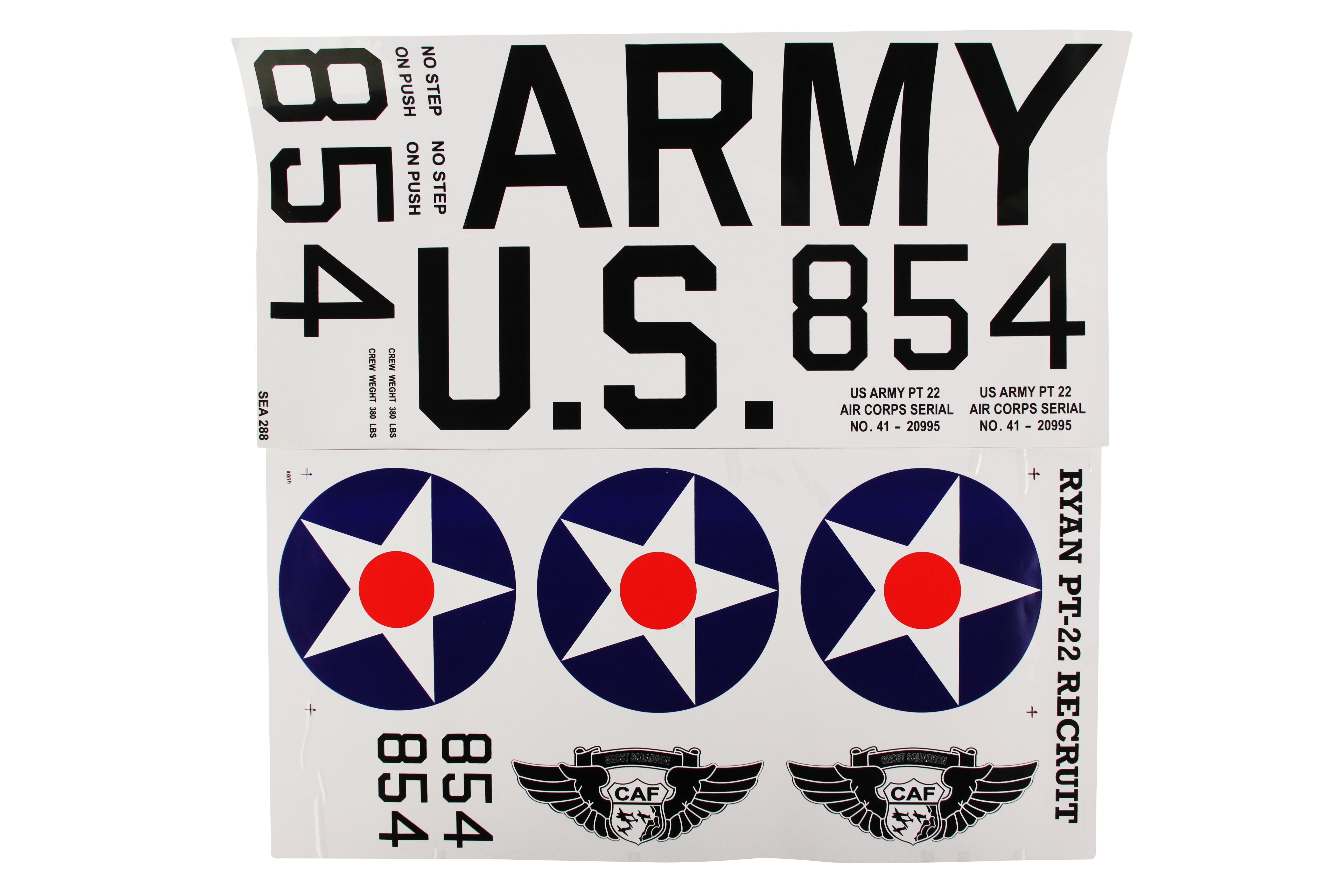 PT-22 Recruit Decal Set (for SEA-288)